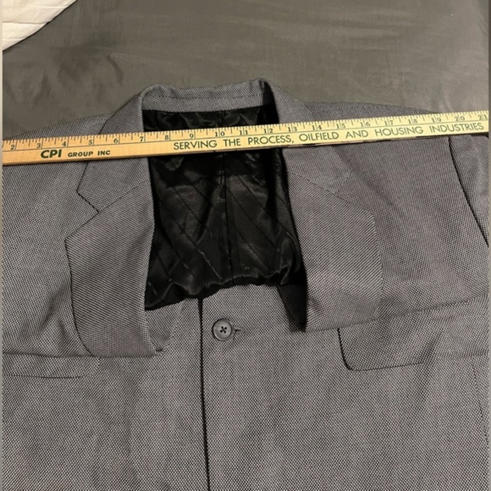 Giorgio Armani Black & White Blazer Sport Coat Great Shape No Tag See Measuremen - Picture 8 of 12
